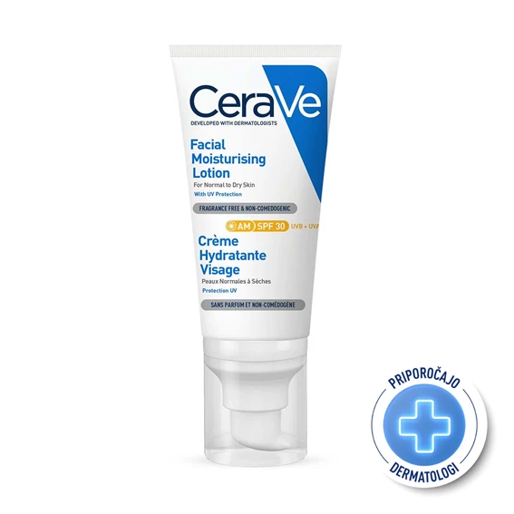 CeraVe vlažilna nega za obraz SPF 30, 52 ml
