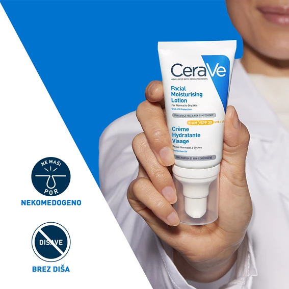 CeraVe vlažilna nega za obraz SPF 30, 52 ml