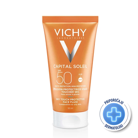 Vichy Capital Soleil Zaščitni fluid za obraz ZF50, 50 ml