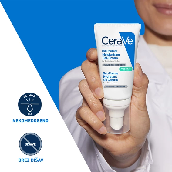 CeraVe vlažilna gel-krema Oil Control, 52 ml