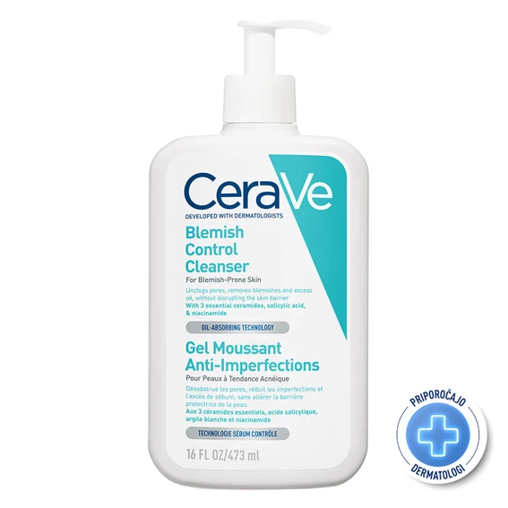 CeraVe čistilni gel Blemish Control, 473 ml