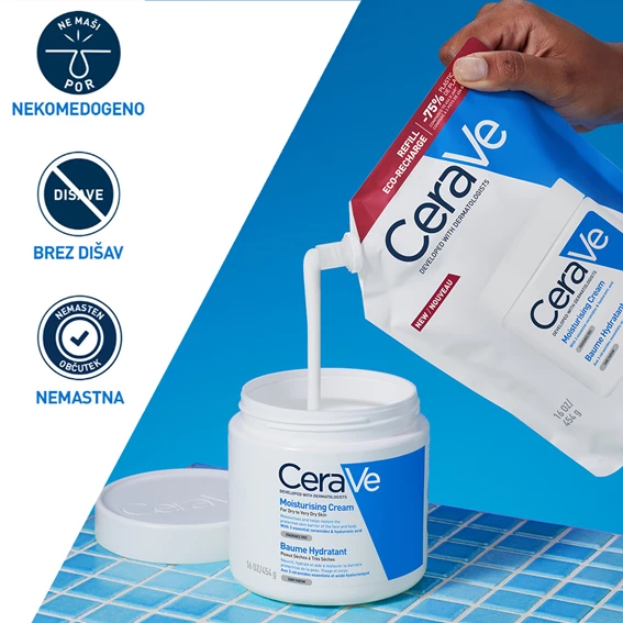 CeraVe vlažilna krema refill, 454 g
