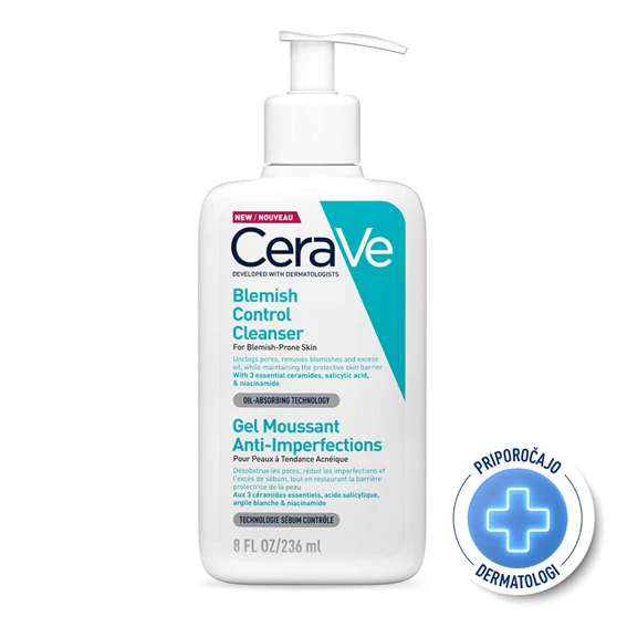 CeraVe čistilni gel Blemish Control, 236 ml
