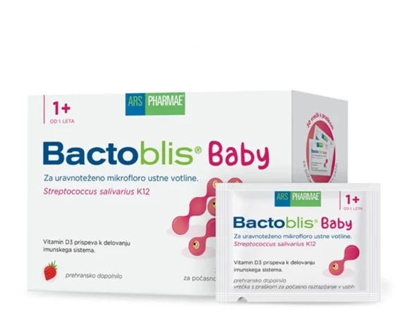 Bactoblis® Baby, 30 praškov za počasno raztapljanje v ustih