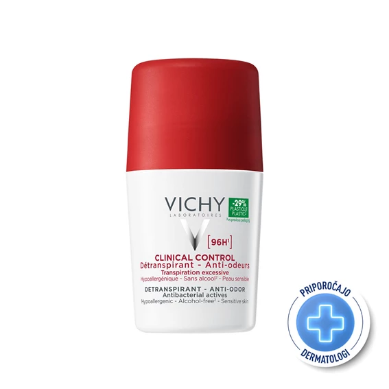 Vichy Deo Clinical Control 96h antranspirant proti neprijetnemu vonju,50 ml