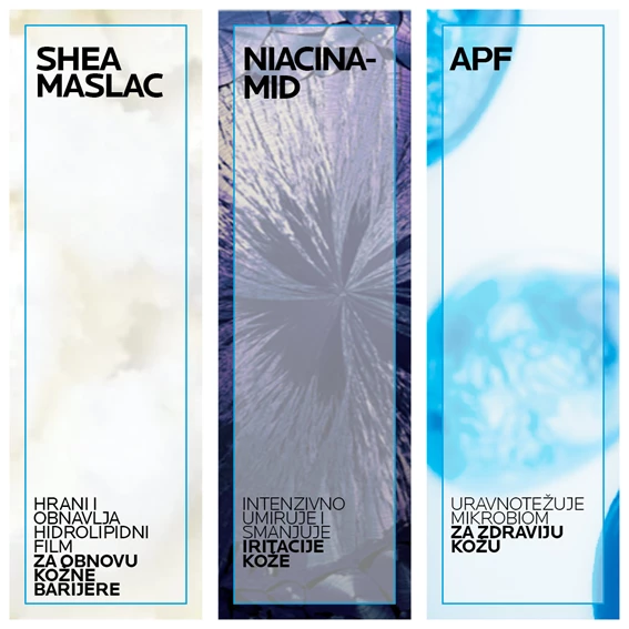 LRP Lipikar Syndet AP+ kremni gel za umivanje, 400 ml