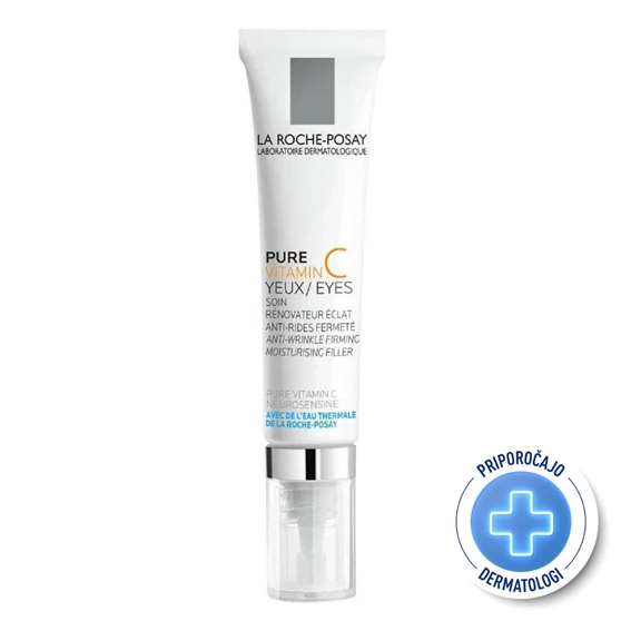LRP Redermic vitamin C, krema za kožo okoli oči, 15 ml
