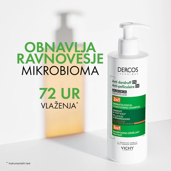 Vichy Dercos Šampon in balzam proti prhljaju 2 v 1, 200 ml