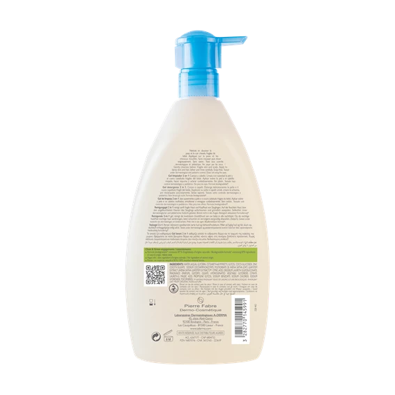  A-Derma Primalba gel za umivanje telesa in las, 500 ml