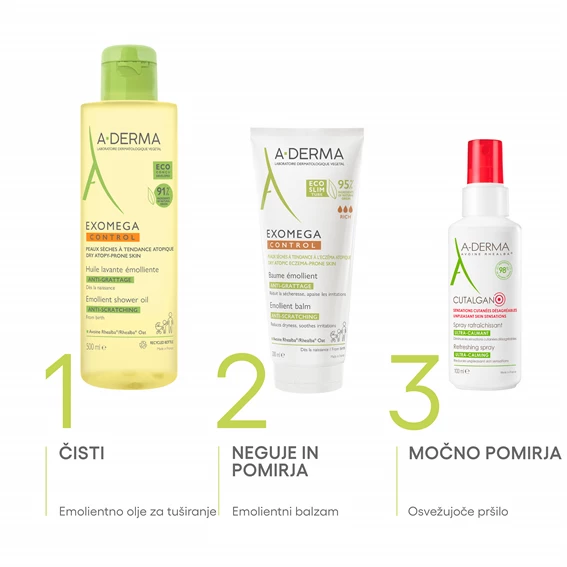 A-Derma Exomega Control emolientni balzam, 200 ml