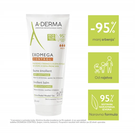 A-Derma Exomega Control emolientni balzam, 200 ml