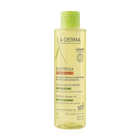 A-Derma Exomega Control emolientno olje za umivanje, 200 ml