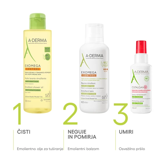 A-Derma Exomega Control emolientni balzam, 400 ml