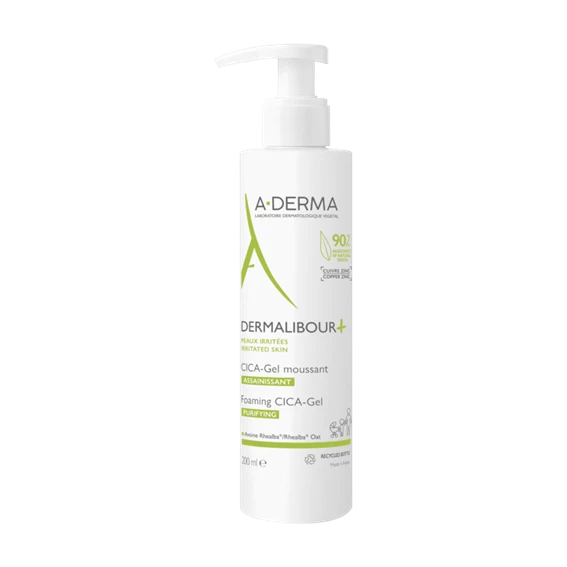 A-Derma Dermalibour+ peneči Cica-gel, 200 ml