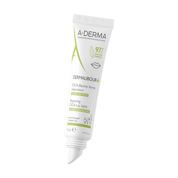 A-Derma Dermalibour+ Cica balzam za ustnice, 15 ml