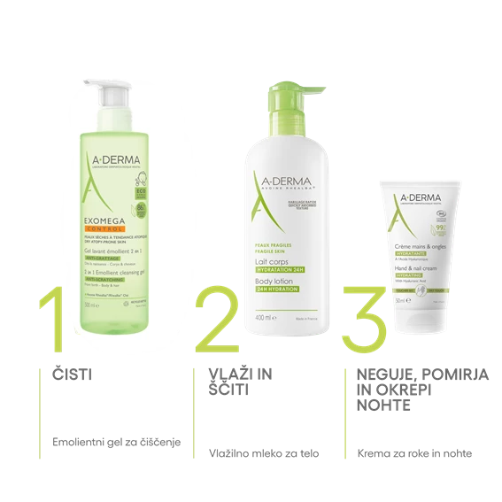  A-Derma krema za roke in nohte, 50 ml
