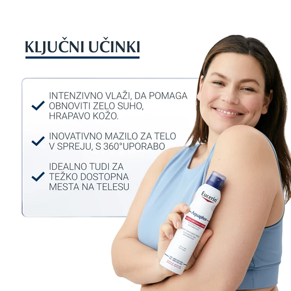 Eucerin Aquaphor, mazilo za telo v spreju, 250 ml