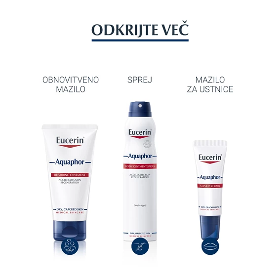 Eucerin Aquaphor obnovitveno mazilo, 220 ml