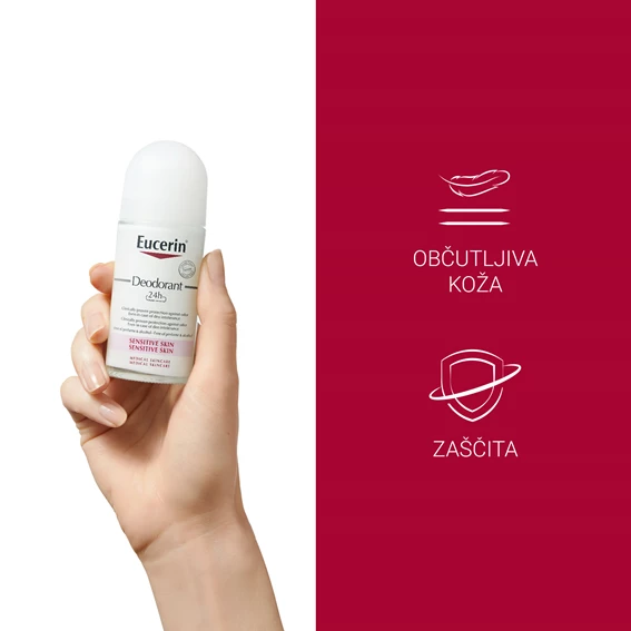 Eucerin pH5 Sensitive Dezodorant roll-on za občutljivo kožo, 50 ml