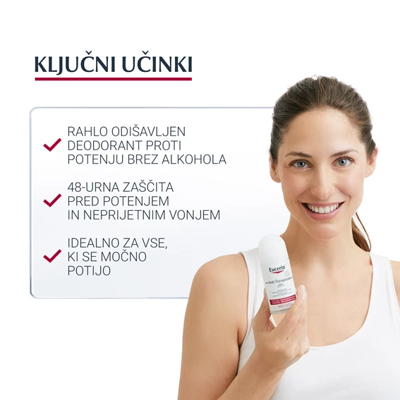 Eucerin Antitranspirant 48h roll-on, 50 ml