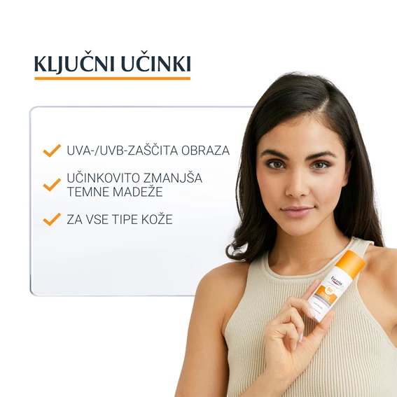  Eucerin Sun Pigment Control fluid za zaščito pred soncem ZF 50+, 50 ml