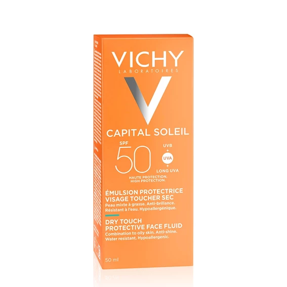 Vichy Capital Soleil Zaščitni fluid za obraz ZF50, 50 ml