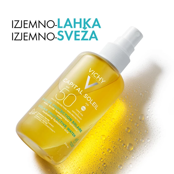 Vichy Capital Soleil Hidratantna vodica za zaščito pred soncem, ZF 30, 200 ml