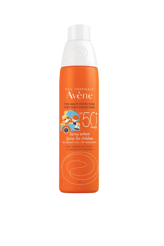 Avène Sun pršilo za otroke z zelo visoko zaščito pred soncem ZF50+, 200 ml