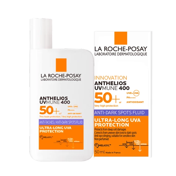 LRP Anthelios UVMUNE 400 fluid proti temnim madežem, 50 ml