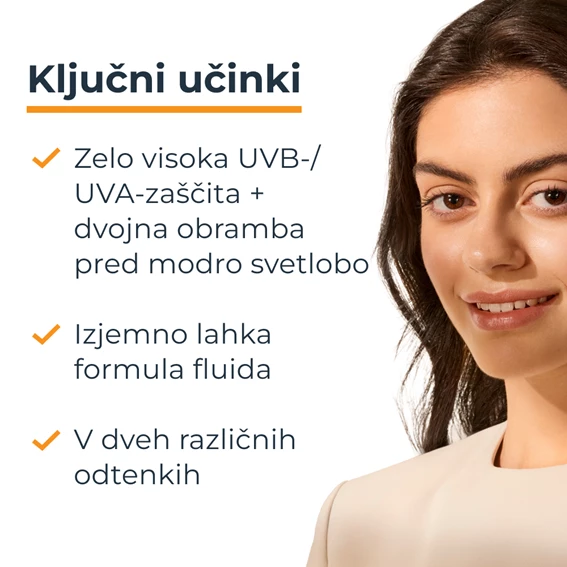 Eucerin Sun Hydro Protect Tinted Medium obarvan fluid za zaščito pred soncem ZF 50+, 50 ml