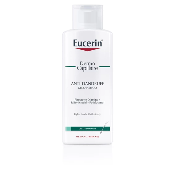 Eucerin DermoCapillaire šampon proti prhljaju – mastni prhljaj, 250 ml