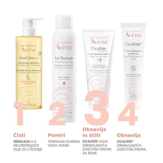 Avène Cicalfate obnovitvena krema za roke, 100 ml