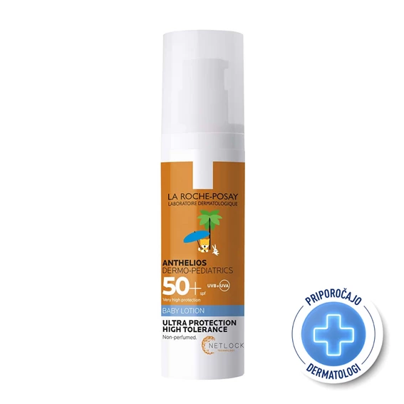 LRP Anthelios Dermo-Pediatrics mleko za občutljivo kožo dojenčkov ZF 50+, 50 ml