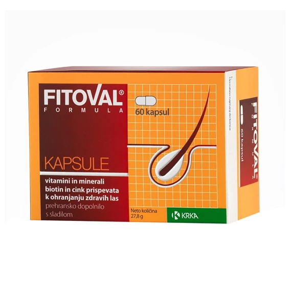 Fitoval, 60 kapsul proti izpadanju las