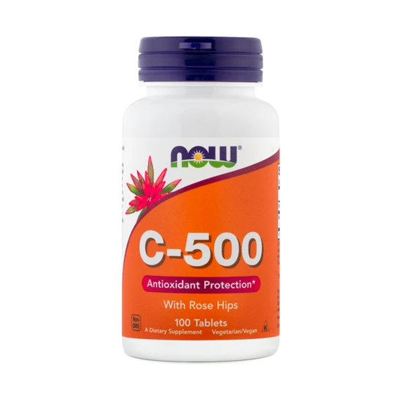 NOW Vitamin C 500 mg, 100 tablet