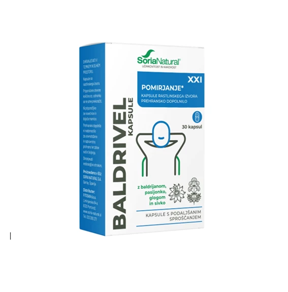 Soria Natural Baldrivel XXI, 30 kapsul