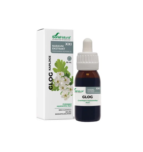 Soria Natural Glog XXI kapsule s podaljšanim sproščanjem, 30 kapsul
