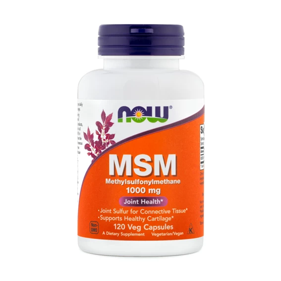 NOW MSM 1000 mg, 120 kapsul