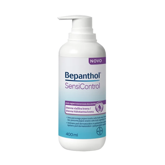 Bepanthol Sensicontrol, dnevna vlažilna krema, 400 ml