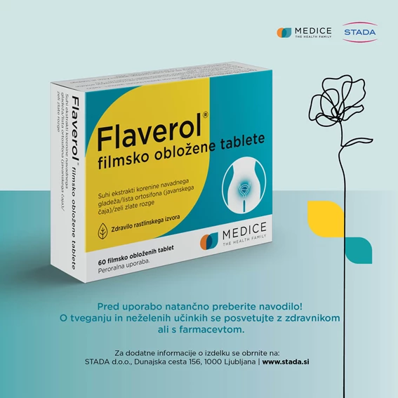 Flaverol filmsko obložene tablete, 60 tablet