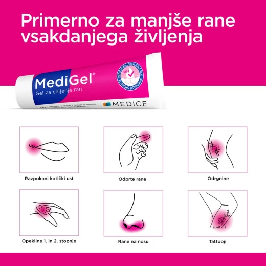 MediGel® gel za celjenje ran, 50g