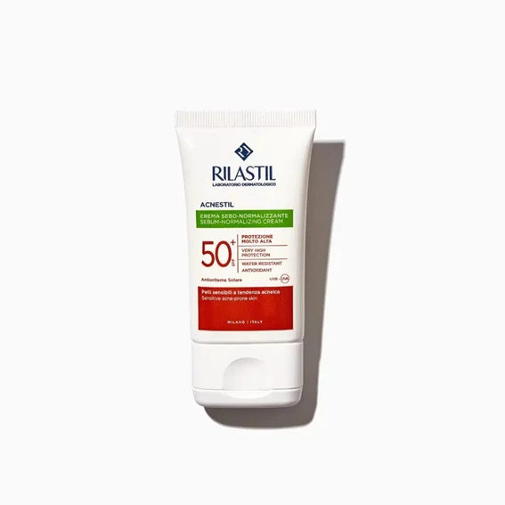 Rilastil Acnestil zaščitna krema SPF50+ 40 ml