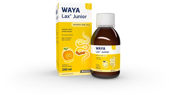 WAYA Lax Junior peroralna raztopina, 250 ml