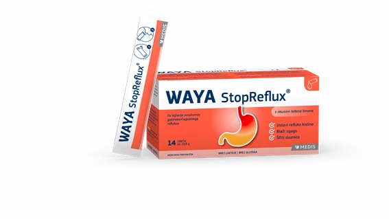WAYA StopReflux, peroralna suspenzija, 14 vrečic