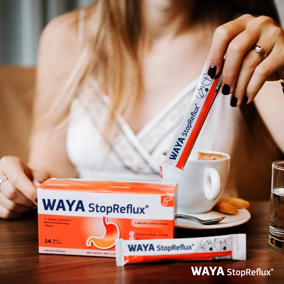 WAYA StopReflux, peroralna suspenzija, 14 vrečic