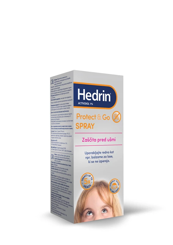 Hedrin Protect & Go pršilo za zaščito pred naglavnimi ušmi, 100 ml