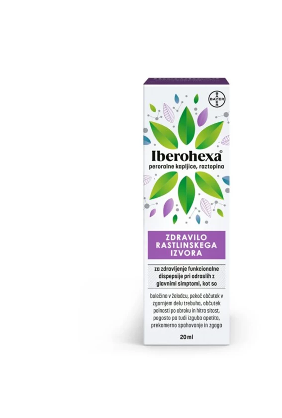 Iberohexa peroralne kapljice, raztopina, 20 ml