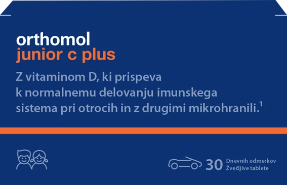 Orthomol Junior C plus mix, 14 žvečljivih tablet