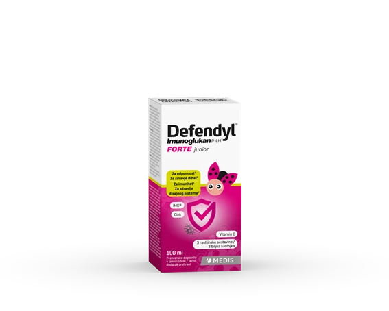 Defendyl Imunoglukan P4H Forte junior, tekočina, 100 ml
