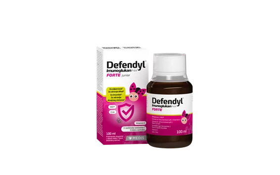Defendyl Imunoglukan P4H Forte junior, tekočina, 100 ml